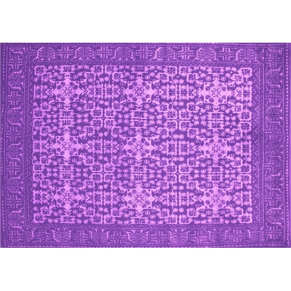 Ahgly Company Indoor Rectangle Persian Pink Bohemian Area Rugs, 6' x 9'