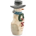 thumbnail image 5 of Pavilion Gift Company Happy Holidays Snowman Figurine Holding Wreath 81141, 5 of 5