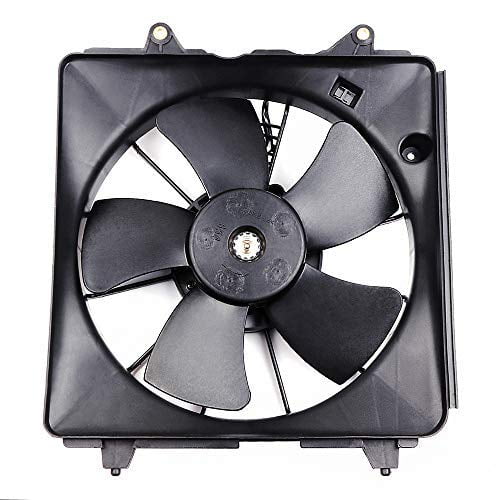 SCITOO Radiator Cooling Fan Engine Motor Assembly HO3117100 Compatible with 2006 2007 2008 2009 2010 2011 for Honda for Civic 1.8L