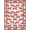 Pink Ivory, Pattern 13, variant on ODIKA Leopard Spotted Abstract Mood Border Cheetah Inspired Pink Print Refined Stain Resistant Low Profile for Dorm Room, Small Living Apartment
