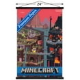 thumbnail image 3 of Minecraft - Cube Wall Poster with Wooden Magnetic Frame, 22.375" x 34", 3 of 3