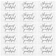 thumbnail image 2 of 100pcs Tarjetas de agradecimiento Papel de pequeñas tarjetas de agradecimiento de papel para boutiques Tarjeta de papel de agradecimiento, 2 of 5