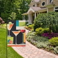 thumbnail image 2 of Yayeee Garden Flag 12" x 18" Double Sided Outdoor Yard Lawn Holiday Decorations, Art Cocktails, 2 of 6