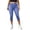 *Blue, variant on VBVC Women's High Waisted Capri Leggings,Non-Denim Stretchy Sweatpants For Women,Ladies Tummy Control Cropped Pants with No Pockets or No Button,Navy,S-2XL