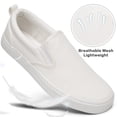 thumbnail image 4 of Ecetana Women's Slip on Shoes Canvas Sneakers Loafers Non Slip Shoes Low Top Casual Shoes, 4 of 8
