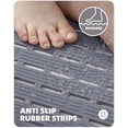 thumbnail image 2 of Shower Mat 16"x27", Extra Long Bathtub Mat Non Slip with Suction Cups, Bath Matts for Shower Floor/Inside Shower, Quick Dry, Easy Clean, 2 of 12