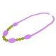 thumbnail image 4 of Collar de de silicona para la dentición, joyería de enfermería masticable para y bebé Púrpura Zulema Perlas de mascar, 4 of 7