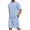 Light Blue, variant on COOFANDY Mens Short Sets 2 Piece Outfits Summer Casual T Shirts and Shorts Set with Cargo Pockets Athletic Tracksuit