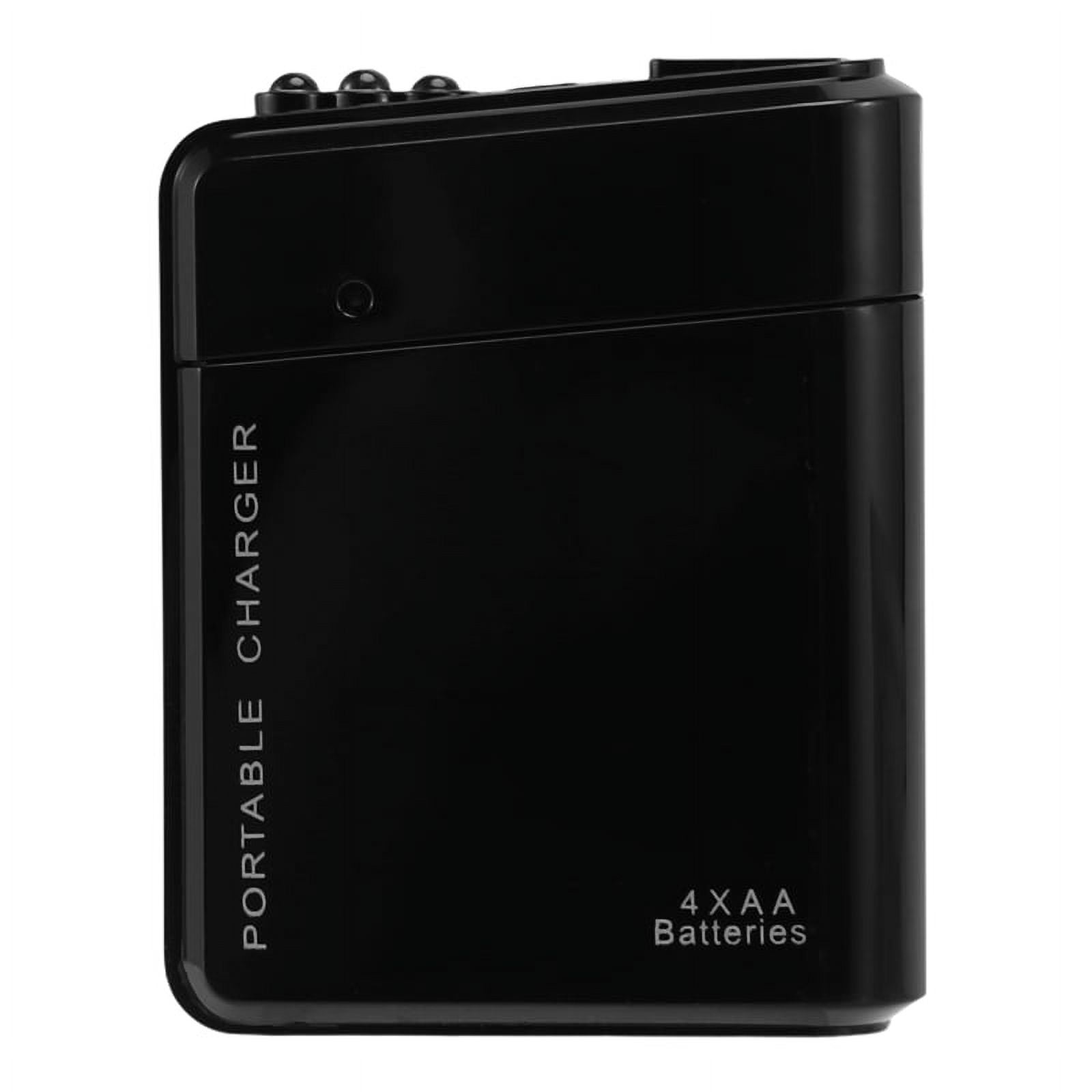 10X Black 4X AA Battery Portable Emergency Power Charger USB for Cell Phone