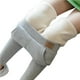 thumbnail image 2 of Naiovety Mallas con forro polar para mujer, mallas deportivas de Color sólido para niña, pantalones de invierno elásticos para mujer, Suministros térmicos Gris claro/XL, 2 of 6
