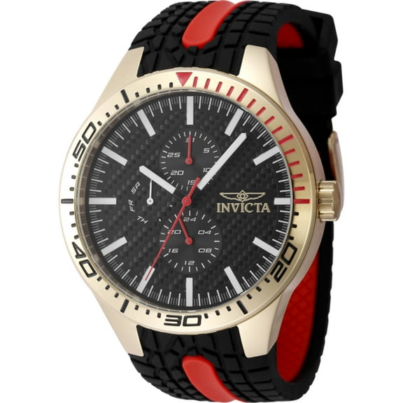 Invicta 48872 Men's Invicta Racing Black and Red Strap Watch