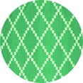 thumbnail image 1 of Ahgly Company Indoor Round Abstract Green Contemporary Area Rugs, 7' Round, 1 of 1
