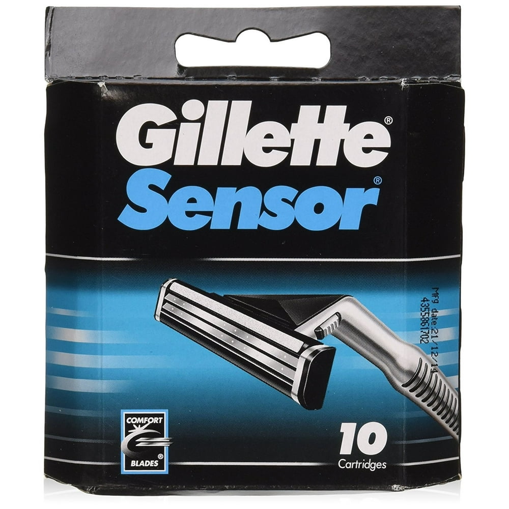 Gillette Sensor Refill Blade Cartridges, 10 Count
