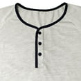 thumbnail image 6 of Awdenio Tshirts Shirts for Men Short Sleeve Henley Shirts Casual Comfortable Cotton T-Shirt Raglan Sleeve Summer Vintage Button Tops, 6 of 7