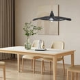 thumbnail image 1 of Pantalla de lámpara tejida, decoración de sombra de luz, linterna, lámpara de techo, cubierta de lámpara, sombras para cocina, isla, mesita de noche, Negro, 1 of 10