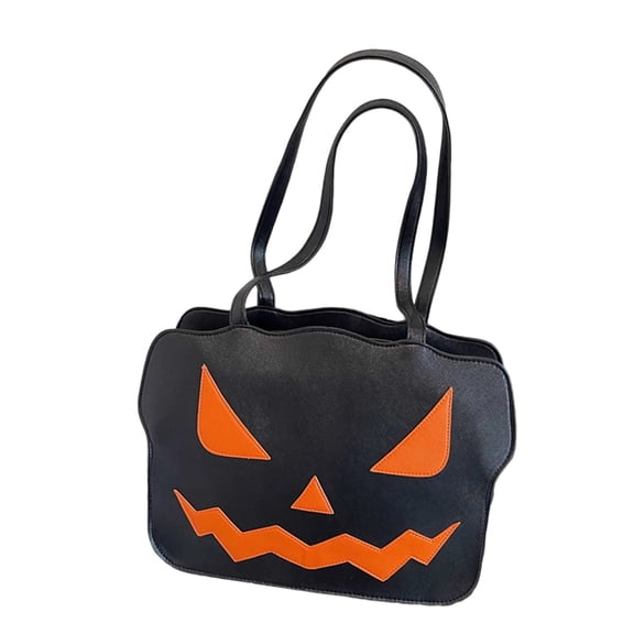 Halloween Pumpkin Tote Bag ECO Beach Bags Packable Shoulder Bag