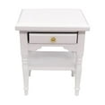 thumbnail image 1 of SHISUYAN Miniature Table 1Pack Mini House Bedside Table 6.60X5.30X4.10Cm White For Home Decoration, 1 of 8