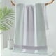thumbnail image 1 of Accesorios de baño Funda de toalla a rayas de 13 x 28 pulgadas Toalla de algodón suave y gruesa absorbente para el hogar, 1 of 6