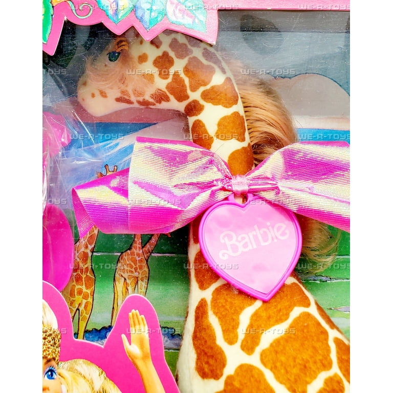 Animal Lovin' Barbie Ginger the Giraffe Plush Doll 1988 Mattel