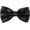 Black, variant on Men's Sequin Shiny Bowtie Sparkling Adjustable Neck Solid Color Bow Ties for Prom Party