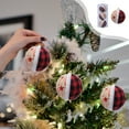 thumbnail image 2 of AYktou 3 Pcs Christmas Tree Balls Ornaments, Sequins Fabric Foam Light Christmas Balls Ornaments Set Ripple Pattern Pendant Hanging Balls for Tree Home Gathering Birthday Party Holiday Decor, 2 of 7