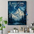 thumbnail image 4 of Qisvanset Night Mountain Landscape Quote Canvas Wall Art 15.75x11.81 Inches, 4 of 8