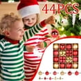 thumbnail image 5 of Christmas Ornament Set, 44-Pack Combination of Decorative Hanging Balls for a Full and Lush Tree, 5 of 6