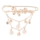 thumbnail image 3 of 2pcs Oro Metal Perla Rhinestone Mariposa Broche Grandes Pernos De Seguridad, 3 of 8