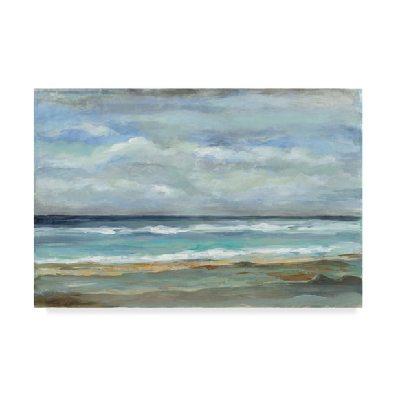 Trademark Fine Art 'Seashore' Canvas Art by Silvia Vassileva