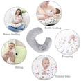 thumbnail image 4 of Almohada y localizador de lactancia para bebé, almohada de cuidado y soporte para bebé en forma de U lavable a máquina, localizador de cabeza de recompensa, 4 of 5