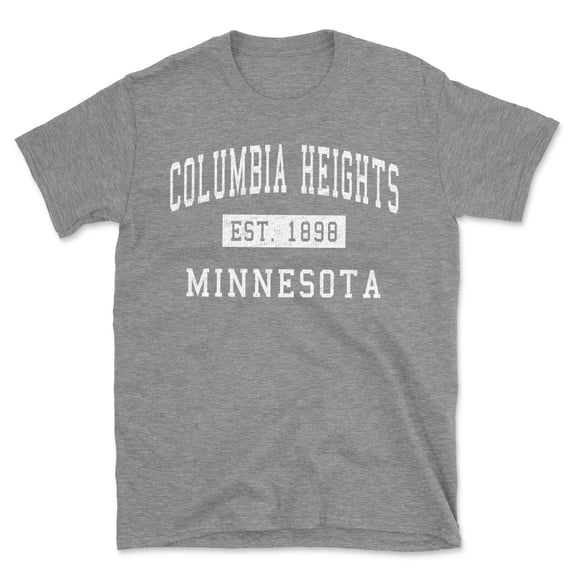 Columbia Heights Minnesota Classic Established Men's Cotton T-Shirt
