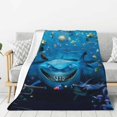 thumbnail image 3 of Manta de felpa suave y cómoda de Buscando a Nemo, manta de felpa ligera y cálida de franela y mantas para sofá cama de 60" x 50", 3 of 8