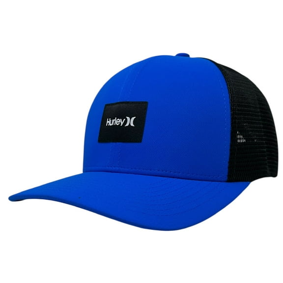 Hurley Men's Trucker Hat Warner Snapback Cap (Blue)