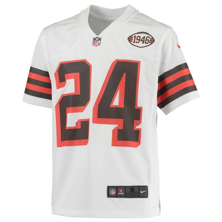 Youth Nike Nick Chubb White Cleveland Browns Game Jersey Walmart