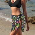 thumbnail image 2 of Womens Sarong Bikini Swimsuit Cover Up - Ladies Beach Bathing Suits Wrap - Toucan - M, 2 of 5
