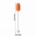 thumbnail image 3 of Sponge Bottle Brush,12.2 inch Cup Cleaner Brush with Long Handle,Portable Sponge Bottle Scrubber with Stable Base,Ultra-Powerful Cleaning for Cups Vacuum Flasks Wine Glasses Water Bottles(White-Z7), 3 of 4