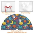 thumbnail image 4 of Sikiie Cartoon Space 30-48 inches {designName} Print Christmas Tree Skirt Snowman Xmas Tree Skirt with Edge Christmas Decorations for Holiday Party48", 4 of 7