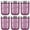 Purple, variant on WELLIFE FESTIVE 6-Pack 16 oz Wide-Mouth Glass Mason Jars, Purple with Airtight Lids, for Canning, Food Storage, Fermenting, Pickling & Diy Crafts