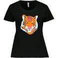 thumbnail image 3 of Inktastic Tiger Head Women's Plus Size T-Shirt, 3 of 5