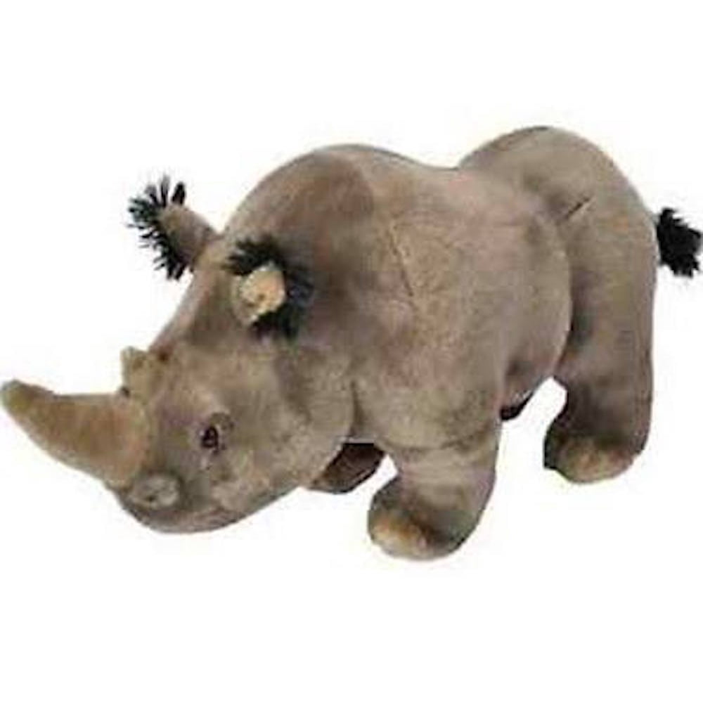 Cuddlekins Adult White Rhino Plush Stuffed Animal by Wild Republic, Kid