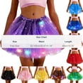 thumbnail image 3 of Cxenplz Women's Tutu Skirt Light Up Tutus Layered Tulle Ballet Skirt Sparkly Sequin Tutu Costume for Party Carnival, 3 of 7