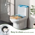 thumbnail image 5 of HELLHERO Starfish Toilet Seat Lid Cover Set with Adjustable 2 Pcs Set Toilet Top Cover U-Shaped for Universal, 5 of 8