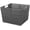 Gray, variant on PETGLE Rattique Storage Tote Basket - Espresso (Pack of 2)