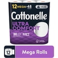 thumbnail image 2 of Papel Higiénico Cottonelle Ultra ComfortCare 12 rollos mega, 2 of 9