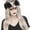 Black, variant on Zombie Raven Mistress Black Floral Headband Costume Accessory