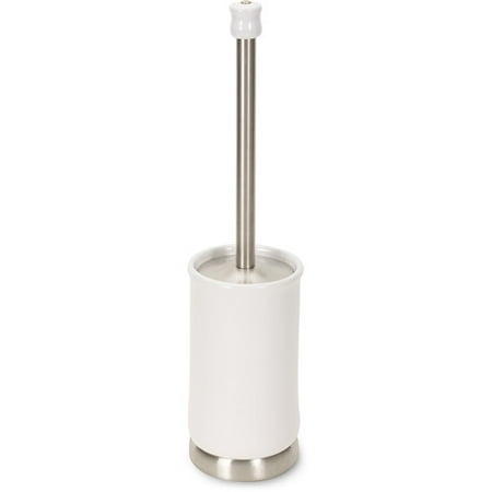iDesign Canopy Ceramic/ss Bowl Brush