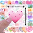 thumbnail image 2 of 35pcs-100pcs Heart Stickers Floral Cute Stickers Animal Stickers for Laptops Notebooks Suitcases, 2 of 5