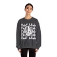 thumbnail image 4 of Play Ball Baseball Sweatshirt Baseball Mom Shirt Retro Baseball Crewneck, 4 of 7