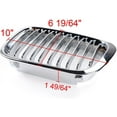 thumbnail image 5 of Front Hood Kidney Grill Grille for 1998-2001 BMW E46 4 Door Sedan 320i 323i 325i 328i 330i - Chrome, 5 of 6