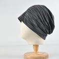 thumbnail image 3 of harmtty Breathable Riding Cap Sweat Wicking Sun Protection Striped Texture Running Hat for Hiking,Grey B, 3 of 8